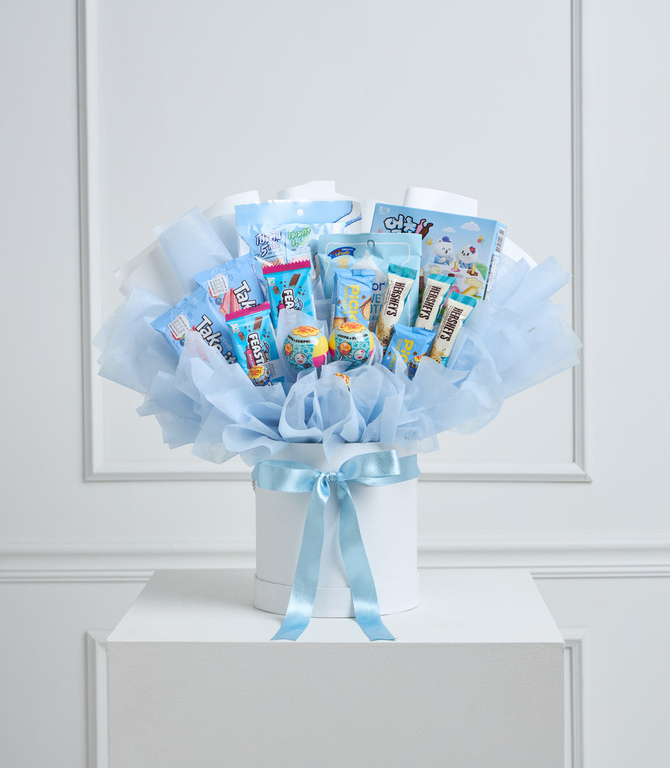 Sky Blue Kids' Snack Bouquet