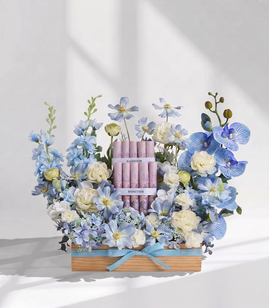 Grand Floral Money Gift Basket for Mum