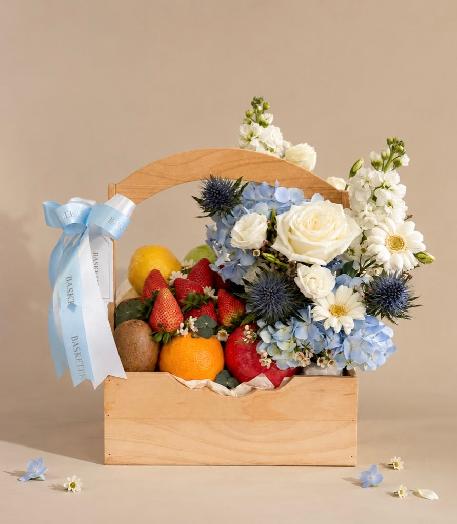 Blue and White Freshness