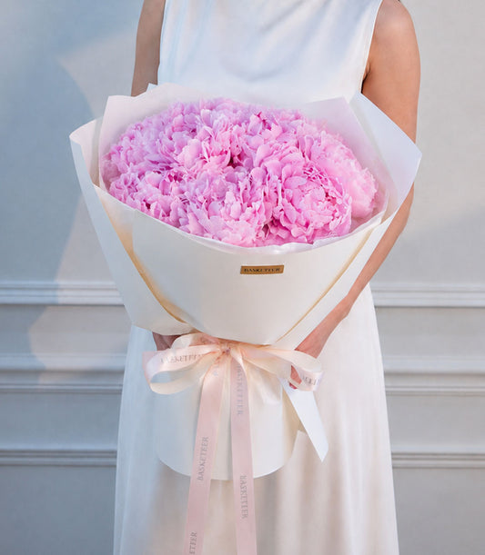 Romantic Pink Peony Bouquet