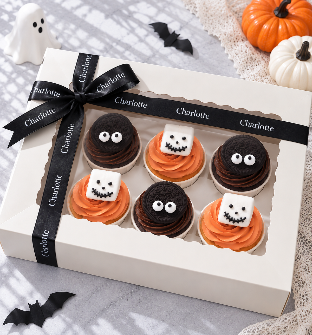 Halloween Monster Cupcakes Set of 6