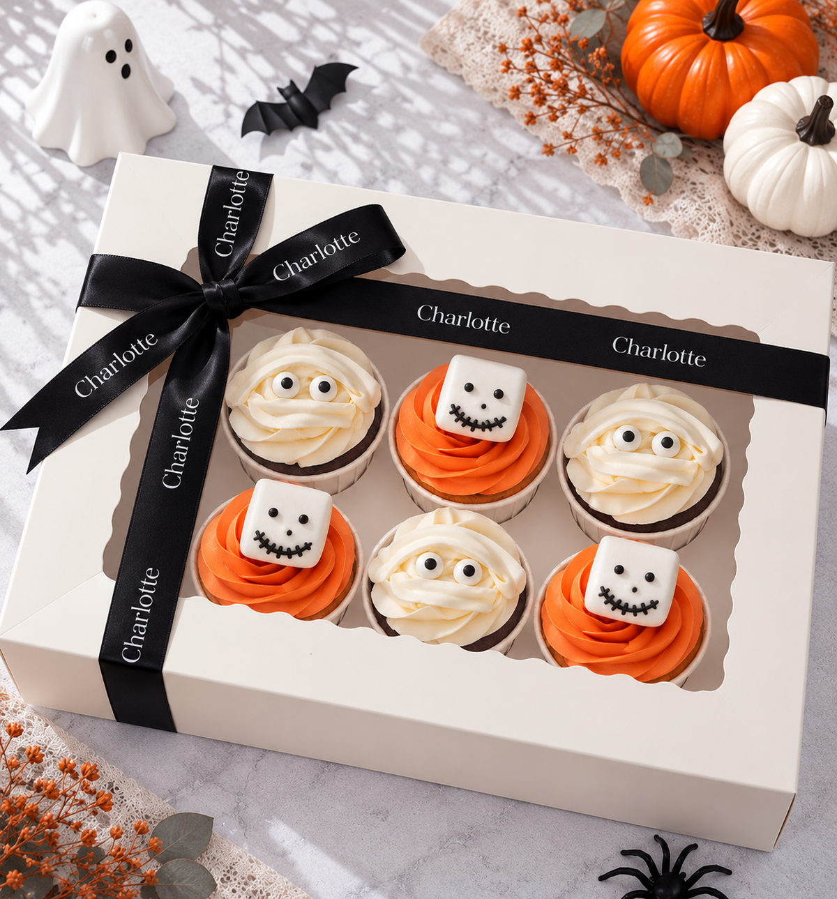 Halloween Monster Cupcakes Set of 6