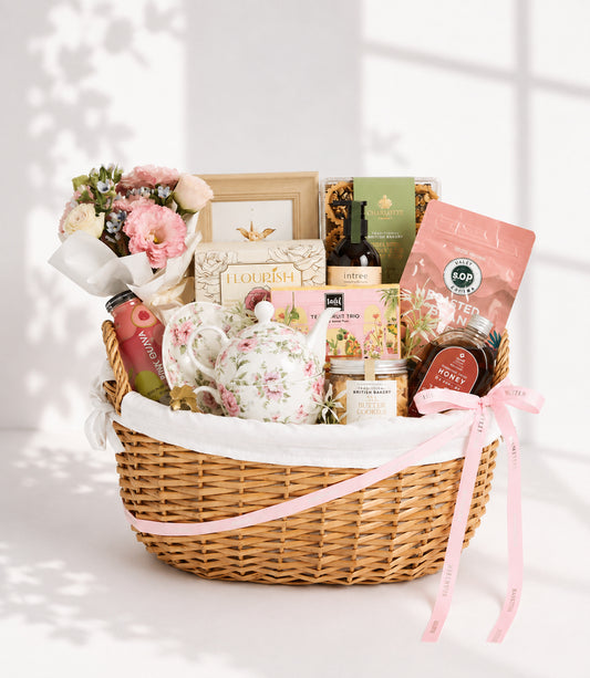 Grand Tea, Coffee & Self-Care Basket for Mum