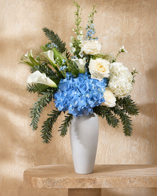 Candlelight Rose & Lily Vase