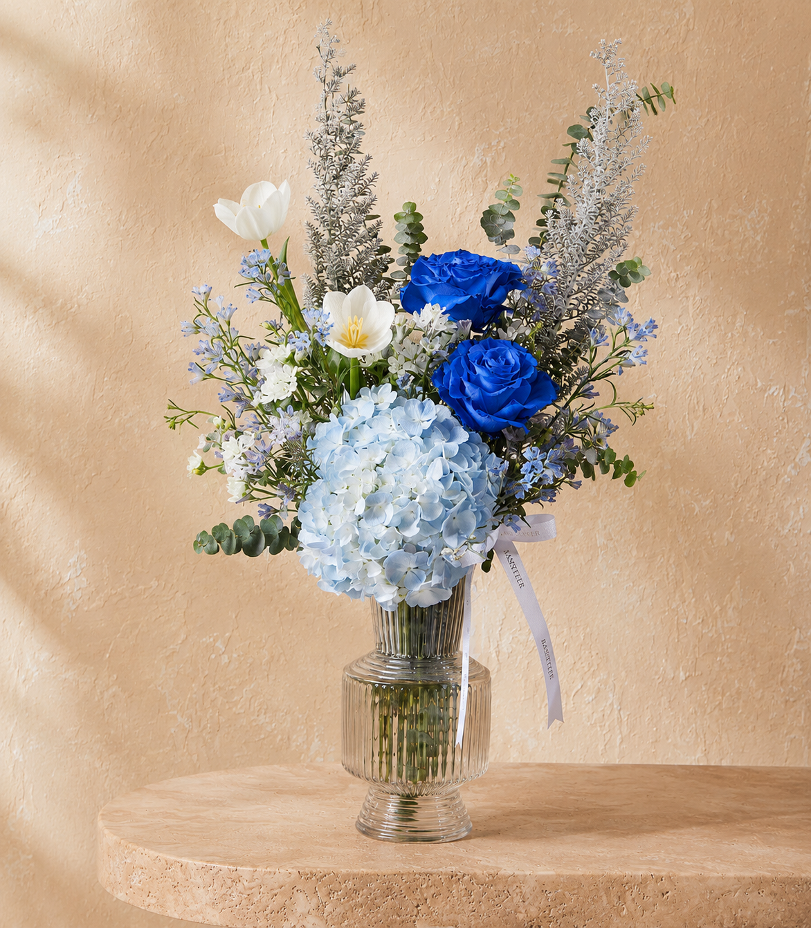 Blue Elegance Vase Arrangement