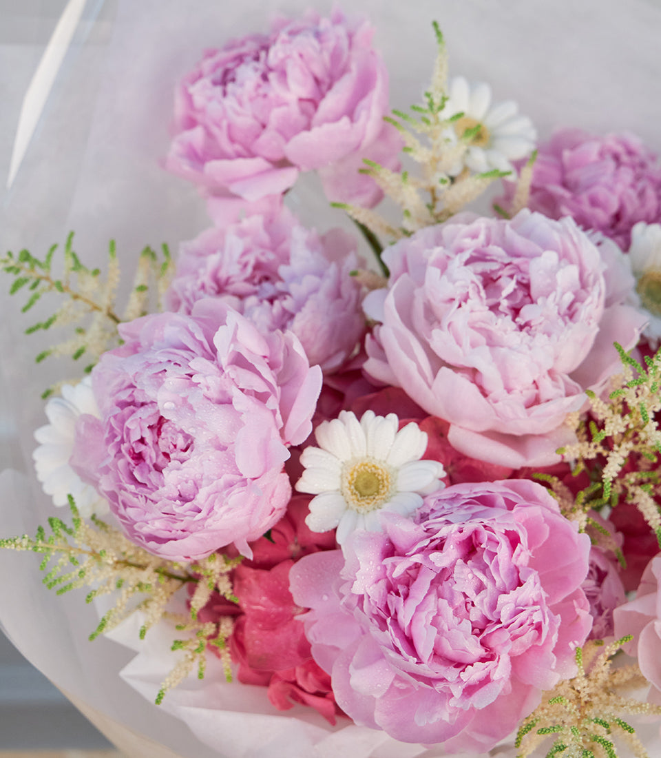 Elegant Pink Peony Bouquet