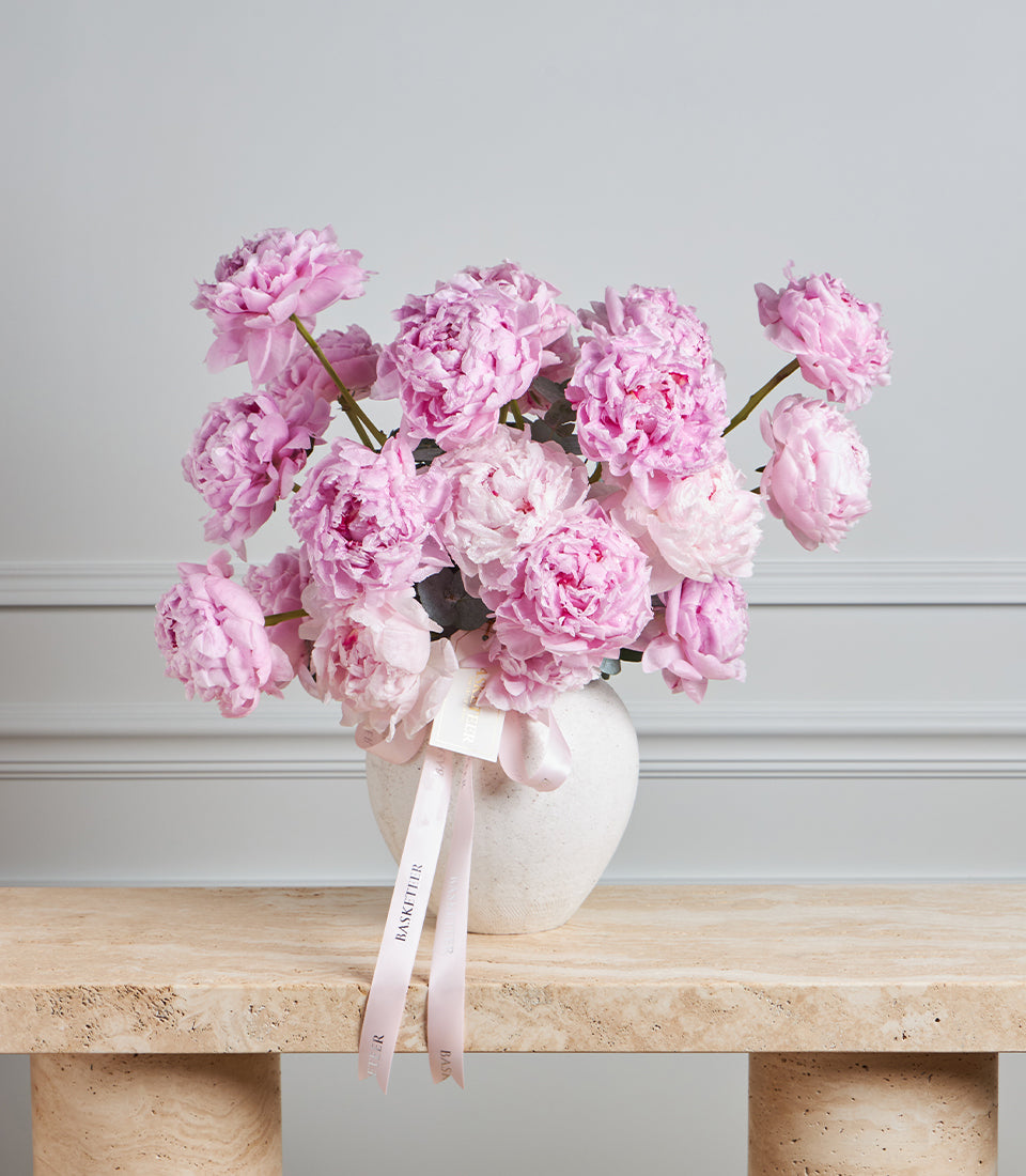 Grand Pink Peony Vase Arrangement
