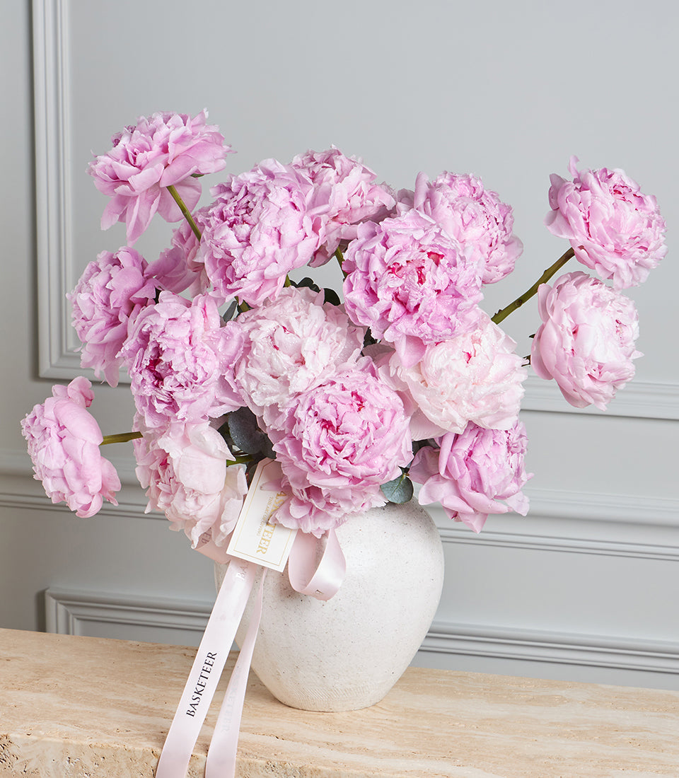 Grand Pink Peony Vase Arrangement