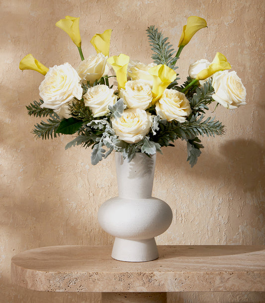 Golden Glow Vase Arrangement