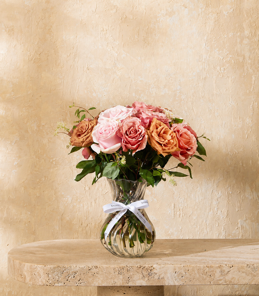Velour Rose Harmony Vase