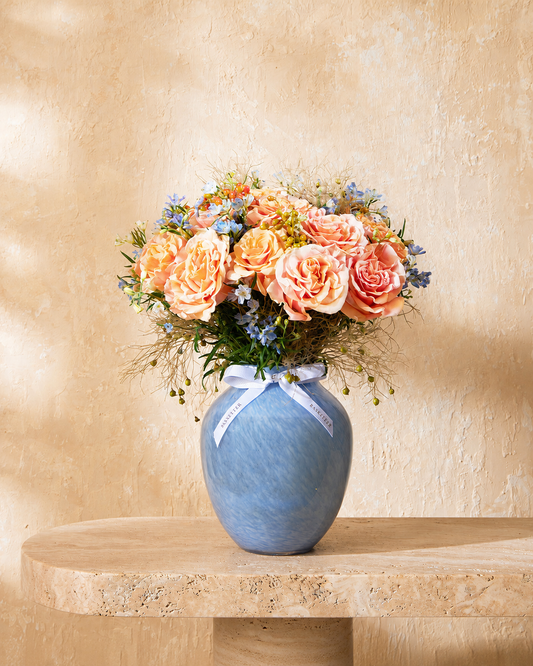 Peach Phoenix Elegance Vase