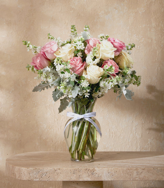 Ivory & Pink Harmony Vase