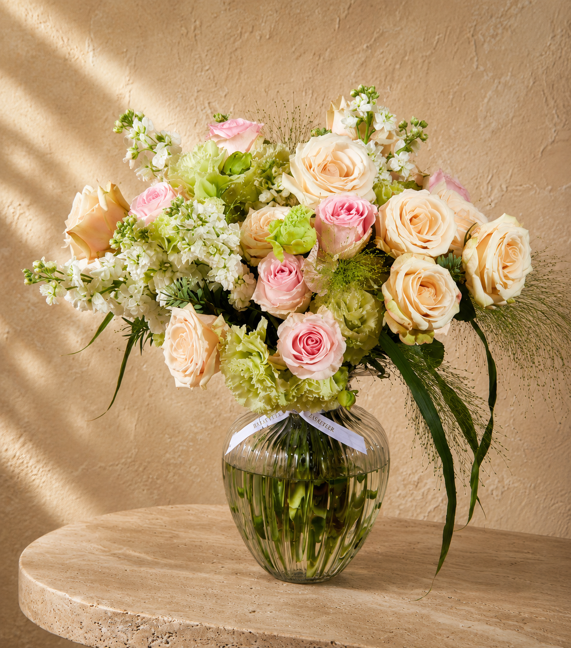 Blush Harmony Vase Arrangement