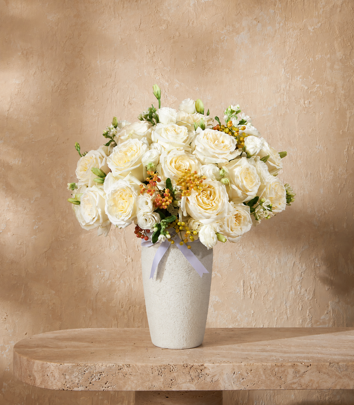 Golden Glow Vase Arrangement
