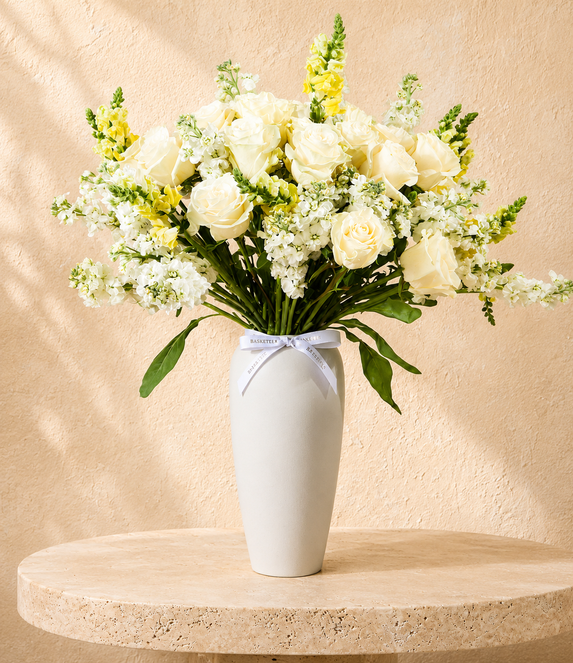 Ivory Serenity Vase Arrangement