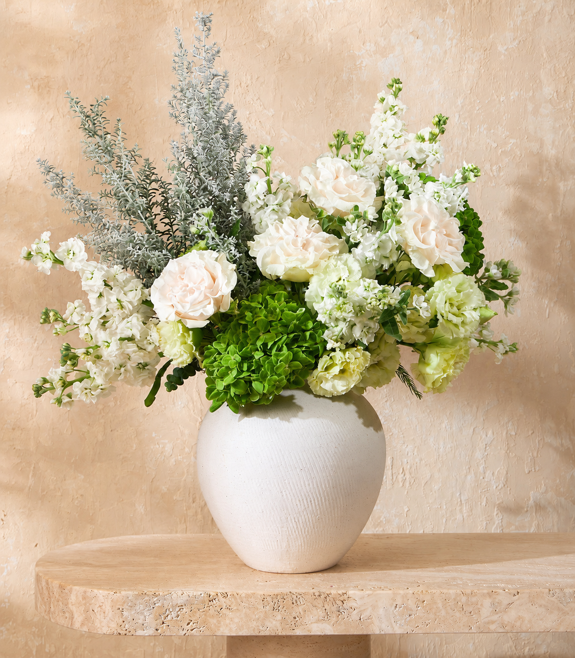Elegant Cotton Xpression Rose Vase