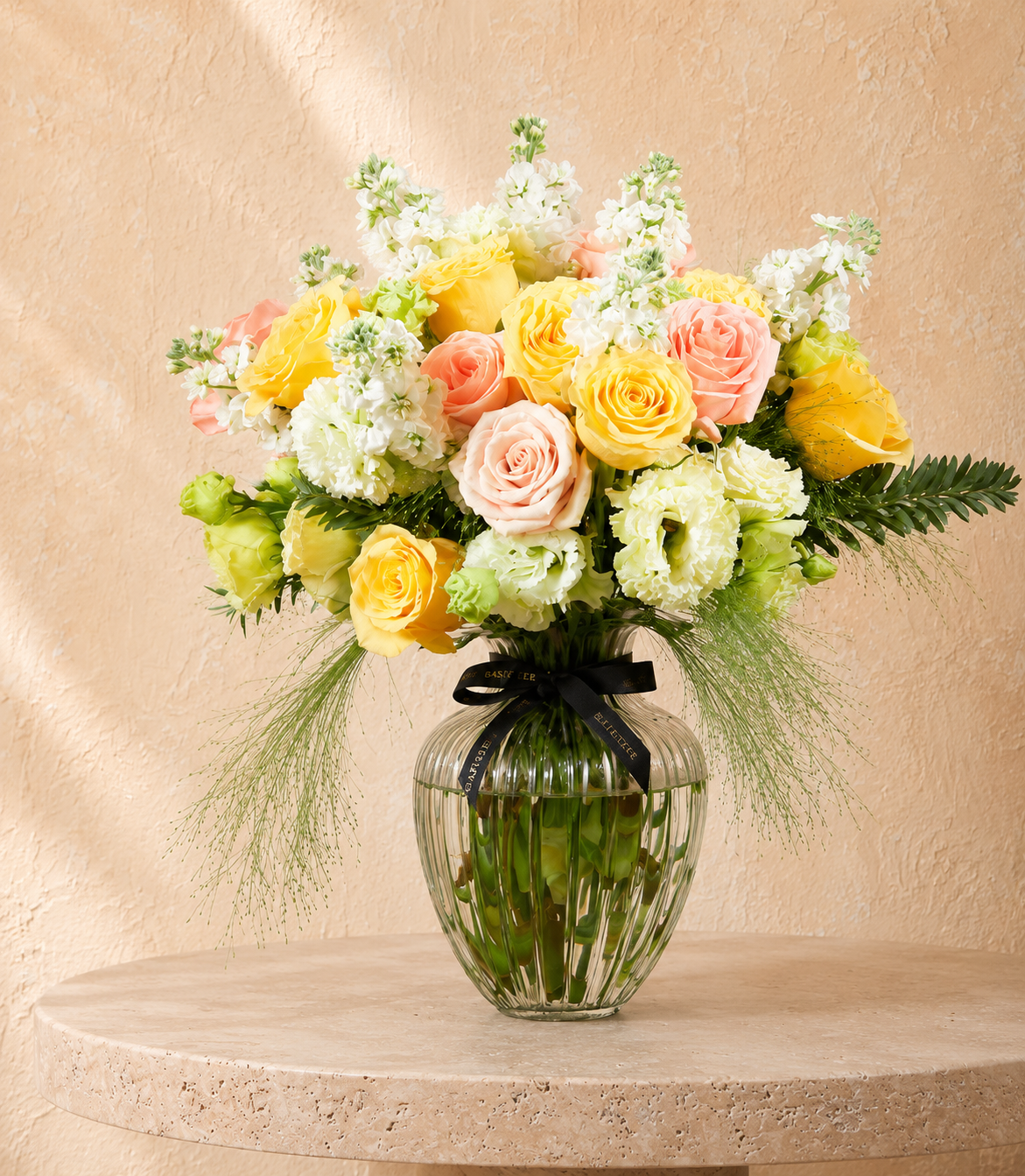 Elegant Sunrise Vase Arrangement