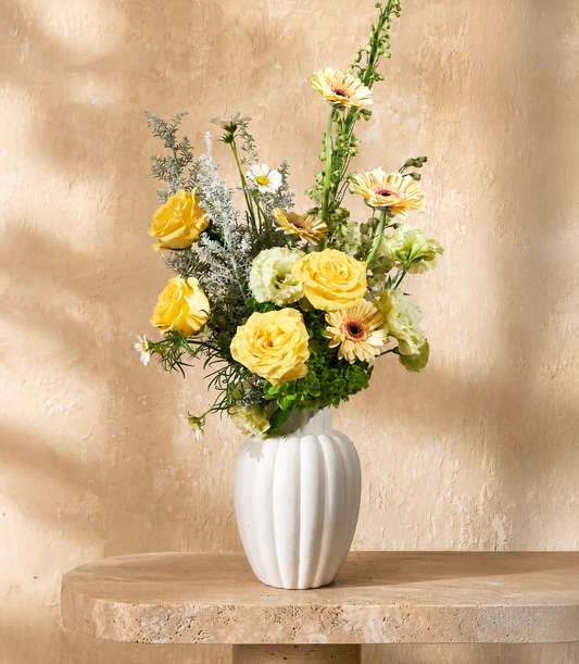 Sunlit Harmony Vase Arrangement