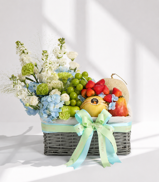 Grand Melon & Muscat Fruit Basket for Mum