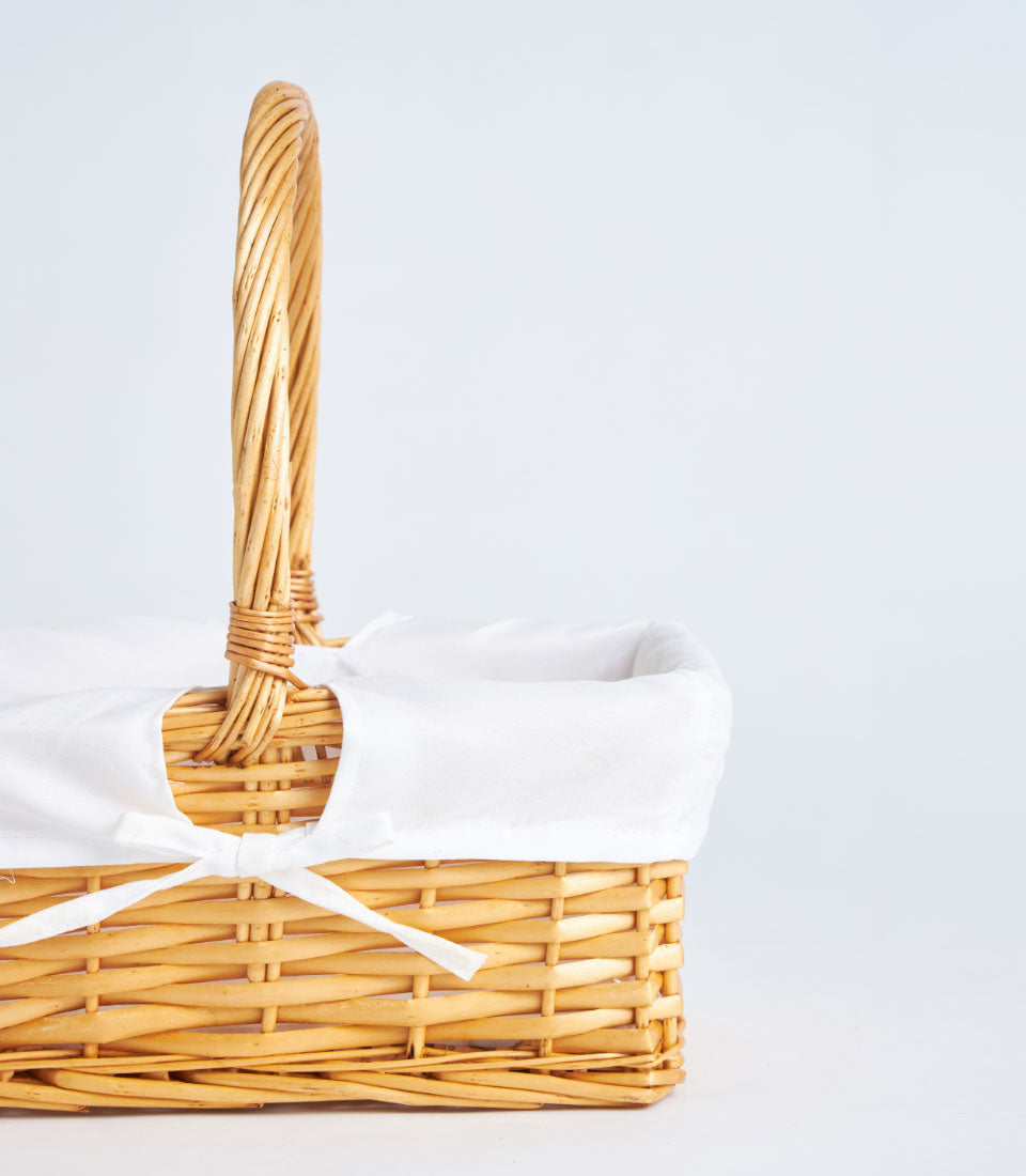 Basketeer's premium handwoven wicker gift basket with a
