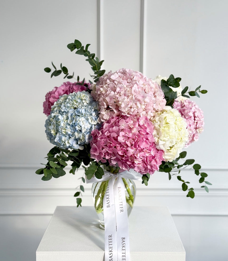 Big Hydrangea Elegance In Vase