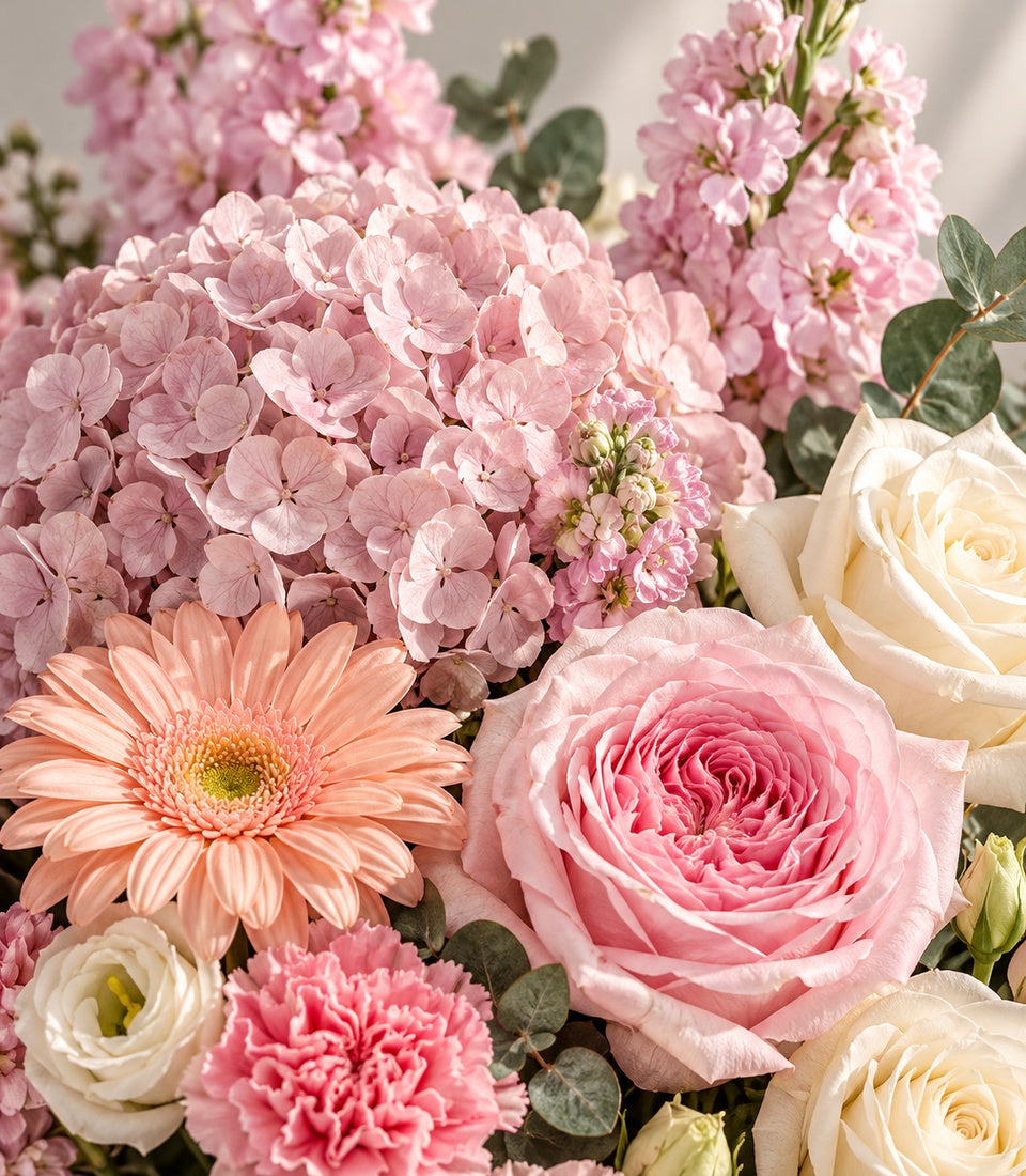 Blush Ivory O'Hara & Playa Blanca Rose Bouquet