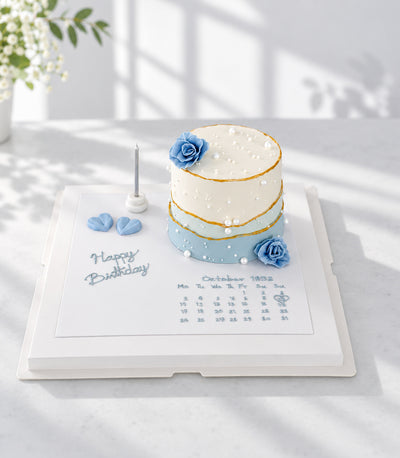 Mark the Date Birthday Cake