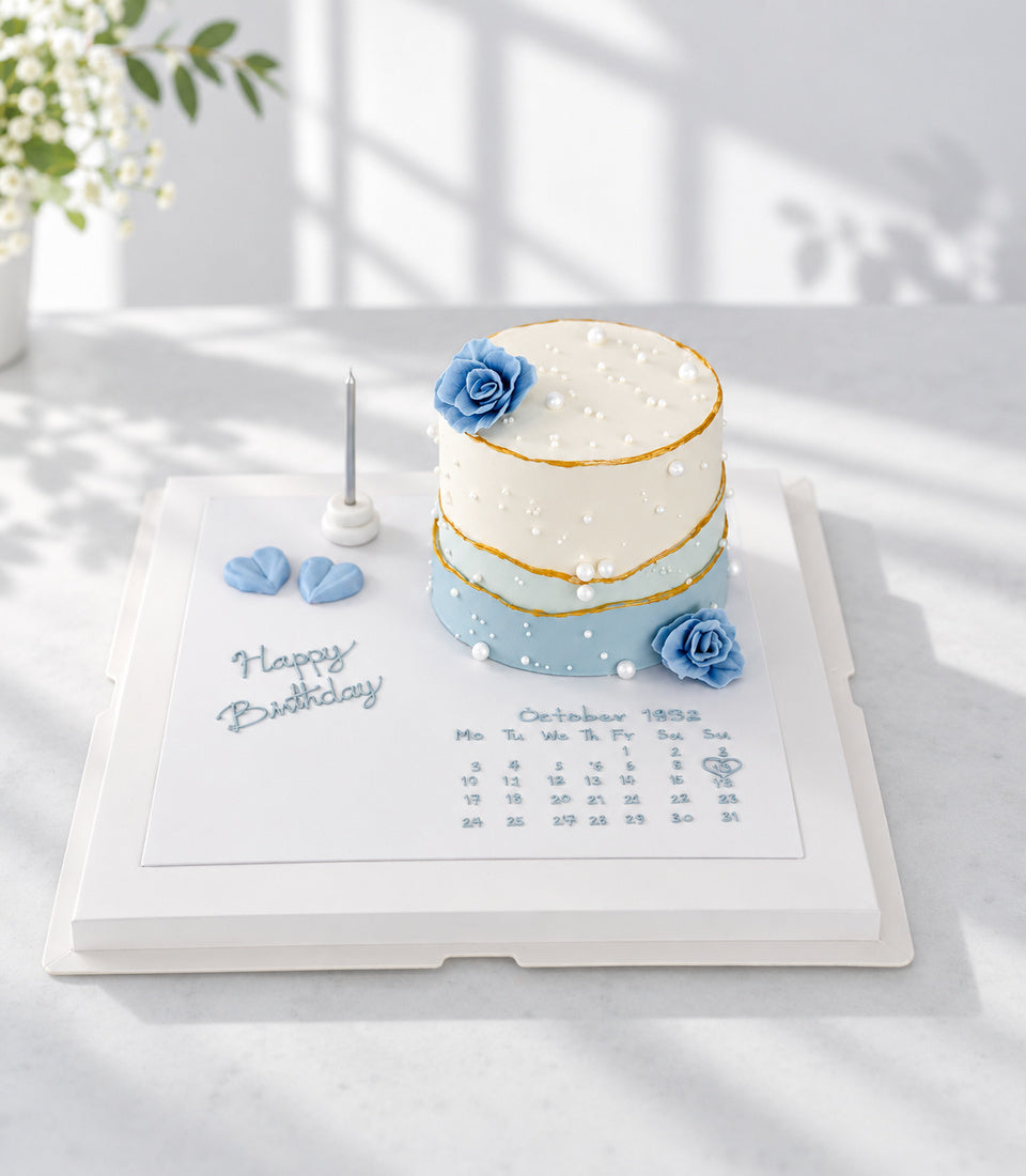 Mark the Date Birthday Cake