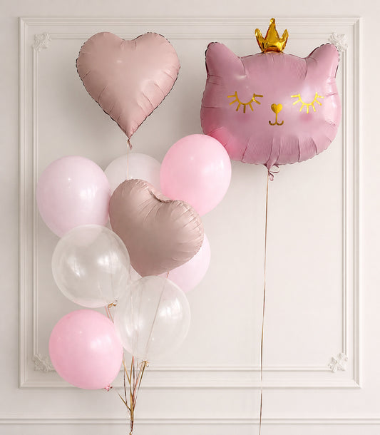 Feline Fun Balloon Bunch