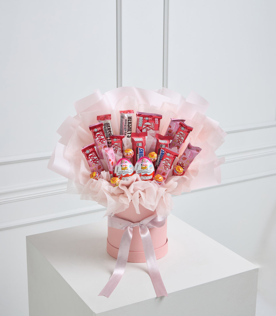 Pink Strawberry Kids' Treat Bouquet
