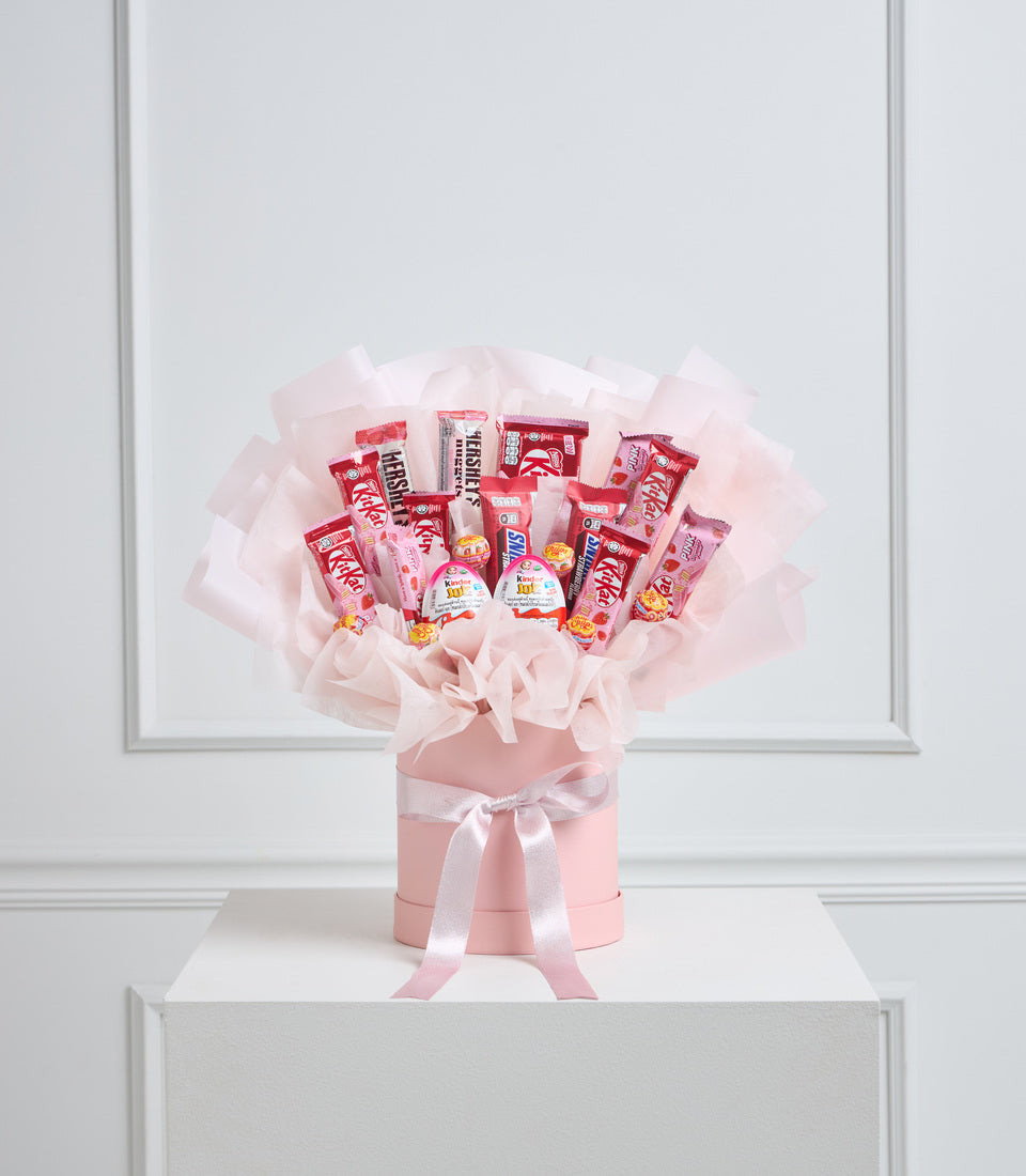 Pink Strawberry Kids' Treat Bouquet