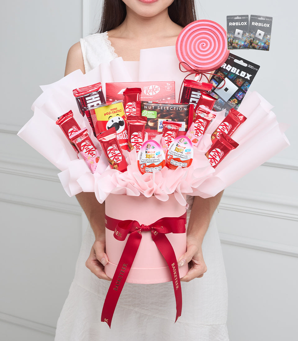 Pink Roblox Candy Bouquet