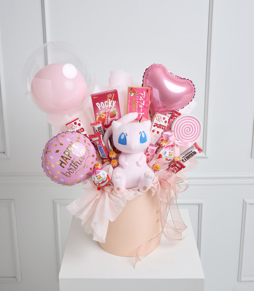 Pink Candy Doll Birthday Gift Box