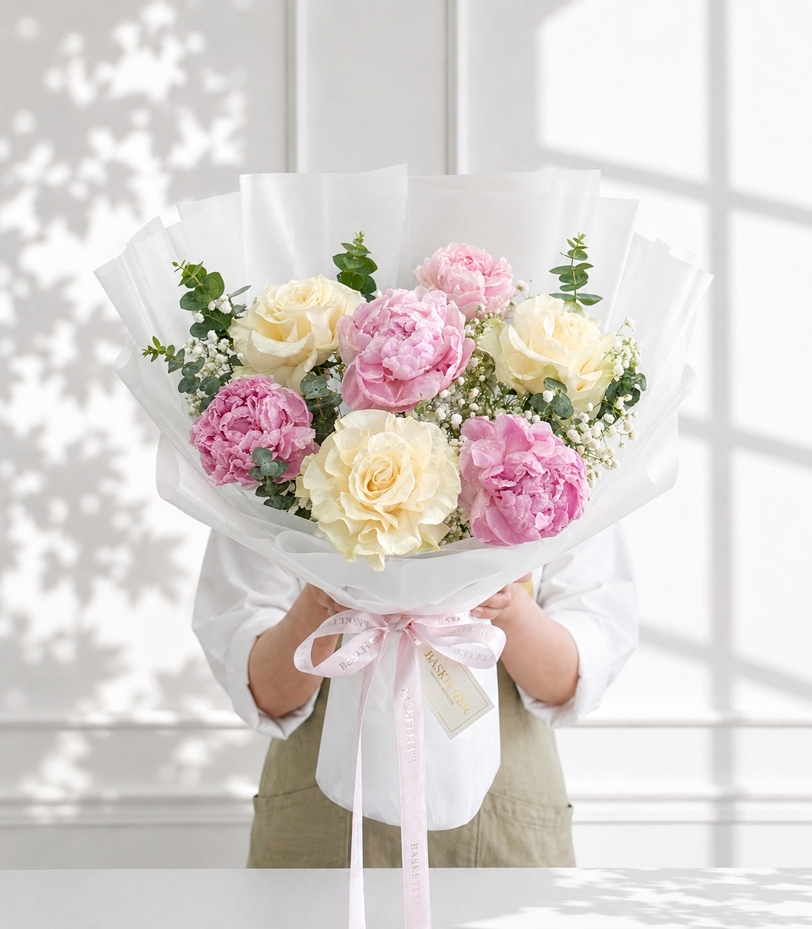 Sweet Peony Rose Bouquet