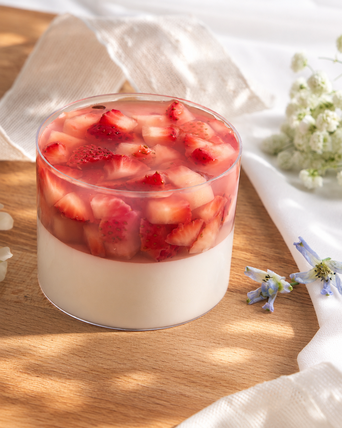 Assorted Fruit Coconut Jelly Cake Cups