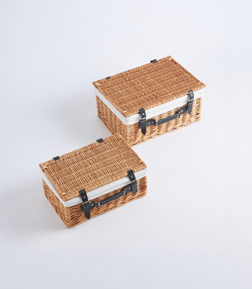 Classic Wicker Picnic Hamper Case
