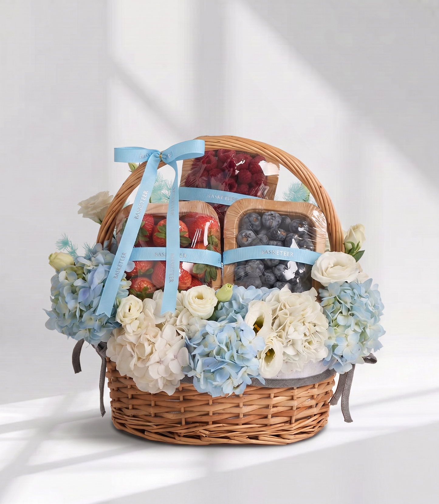 Strawberry Berry & Bloom Gift Basket for Mum