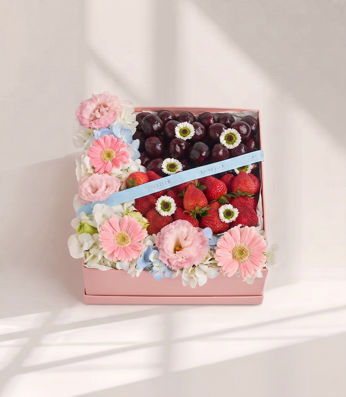 Luxury Cherry & Strawberry Flower Box for Mum