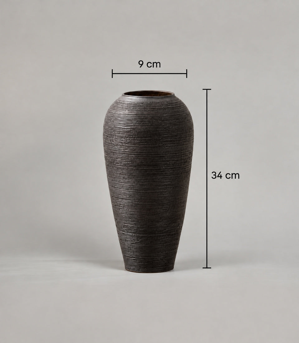 Ivory Cascade Orchid Artificial Flower Vase