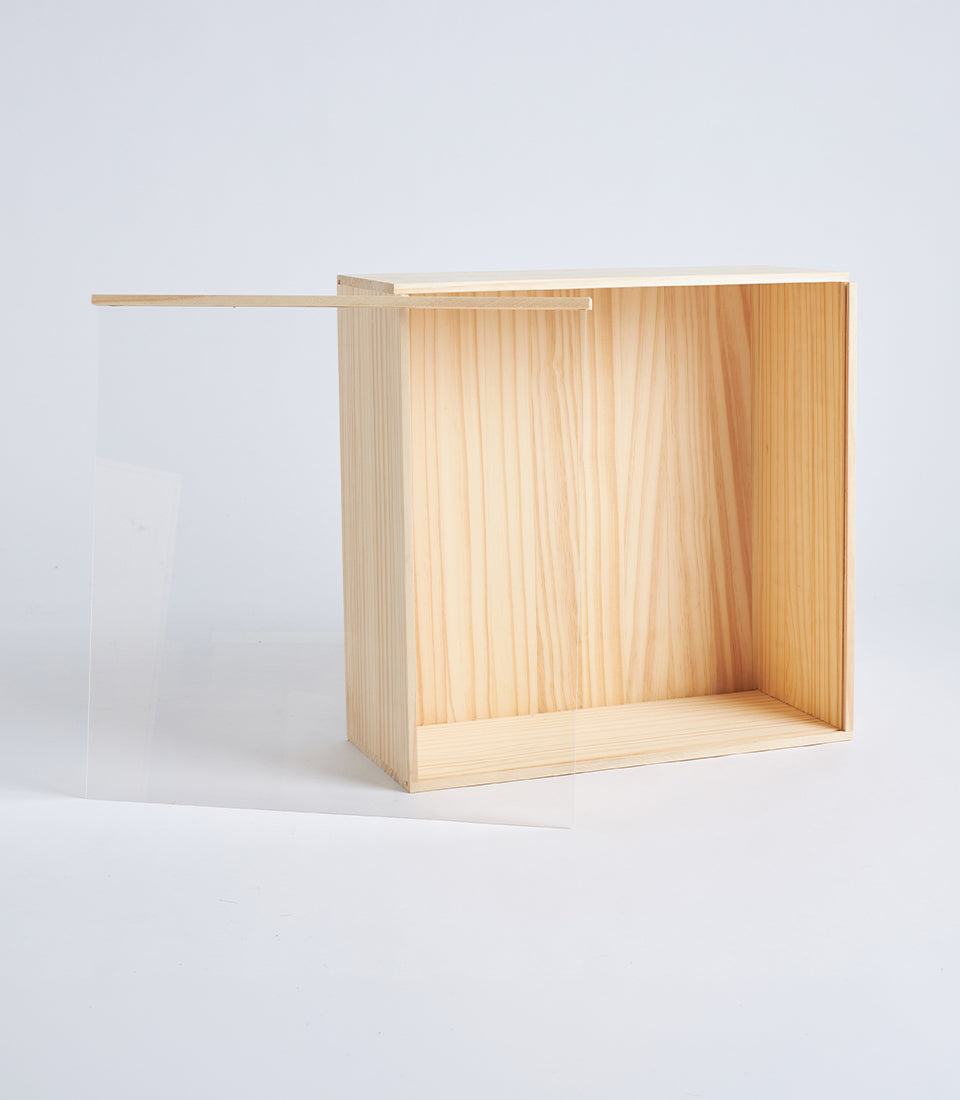 Wood and Acrylic Display Gift Box