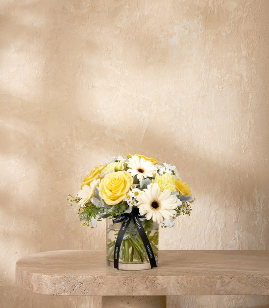 Golden Charm Vase Arrangement